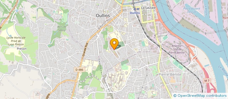 localisation de l'entreprise DIFFUSION COTE D'AZUR  OULLINS-PIERRE-BENITE