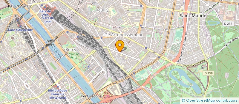 localisation de l'entreprise DIFFUSION COURSES à PARIS