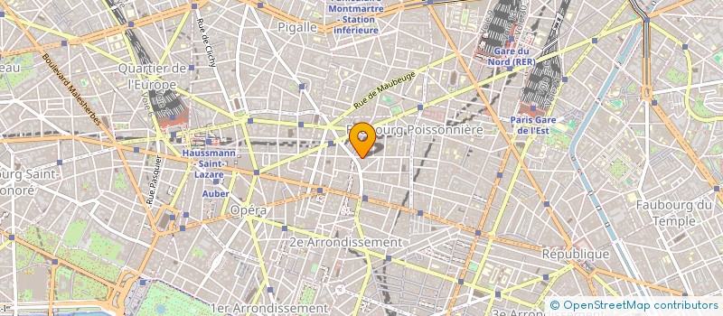 localisation de l'entreprise DIFFUSION D'ARTICLES MECANOGRAPHIQUES  PARIS