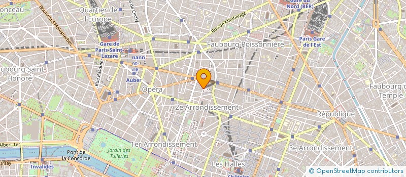 localisation de l'entreprise DIFFUSION D EMISSION LOTERIE LOTO à PARIS