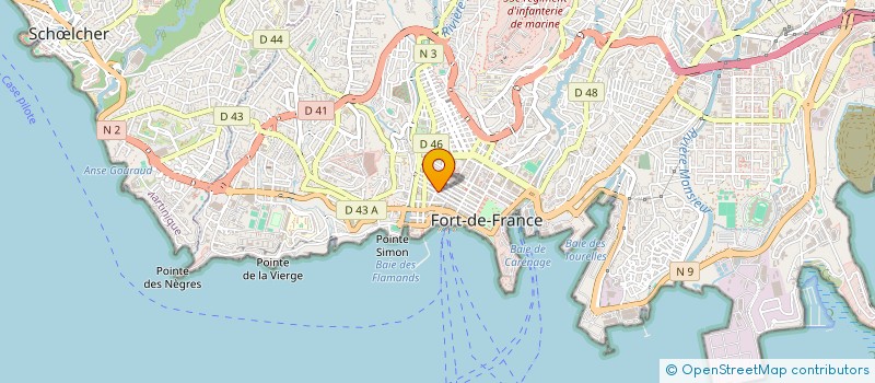 localisation de l'entreprise DIFFUSION D'OUTRE MER SARL à FORT-DE-FRANCE