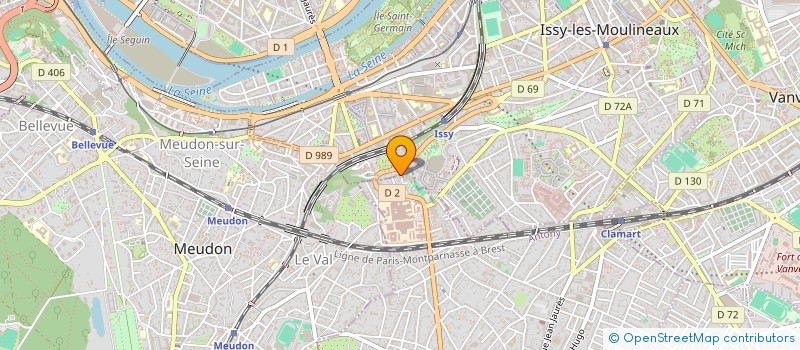localisation de l'entreprise DIFFUSION DE FRANCE à CLAMART