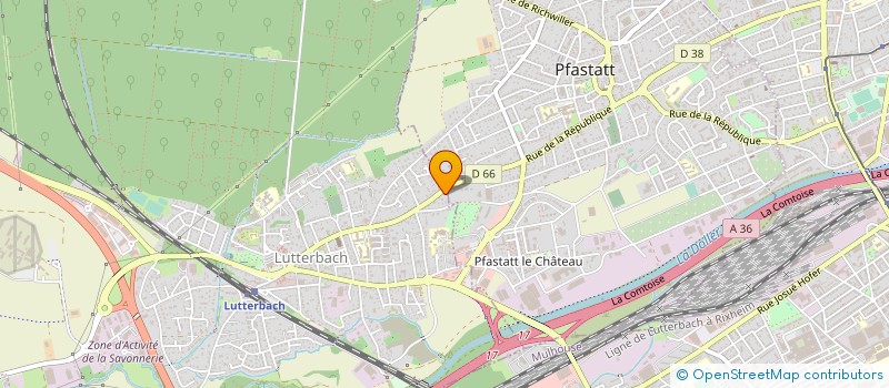 localisation de l'entreprise DIFFUSION DE L EST CARDES à LUTTERBACH