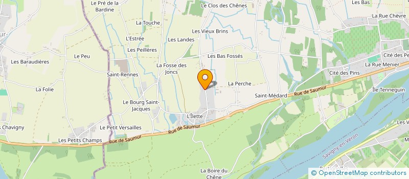 localisation de l'entreprise DIFFUSION DE L ILETTE à CHOUZE-SUR-LOIRE