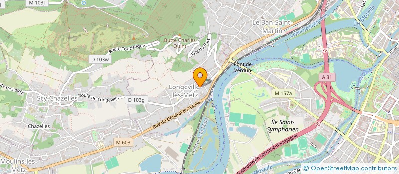 localisation de l'entreprise DIFFUSION DE MATERIEL SPORTIF  LONGEVILLE-LES-METZ