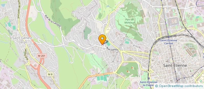 localisation de l'entreprise DIFFUSION DE PRODUITS DERMATOLOGIQUES à SAINT-ETIENNE