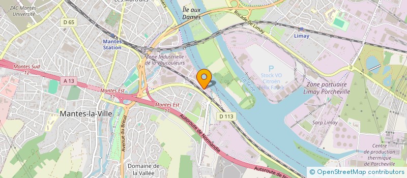 localisation de l'entreprise DIFFUSION DE PRODUITS INDUSTRIALISES à MANTES-LA-VILLE