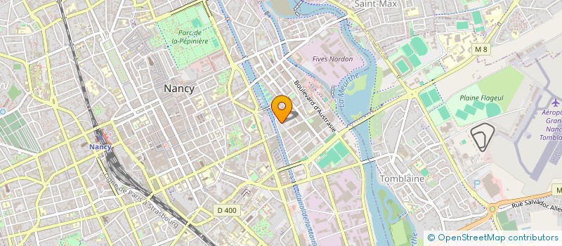 localisation de l'entreprise DIFFUSION DES CUIRS ET PEAUX à NANCY