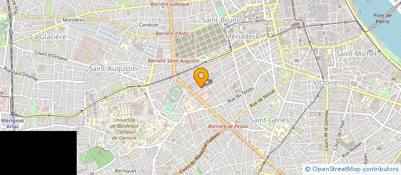 localisation de l'entreprise DIFFUSION DES MUSIQUES DE ROCK D.M.R à BORDEAUX