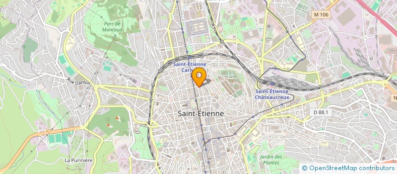 localisation de l'entreprise DIFFUSION DESPINASSE VIANDES à SAINT-ETIENNE