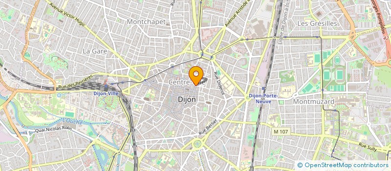 localisation de l'entreprise DIFFUSION DEVELOPPEMENT INFORMATIQUE INT  DIJON