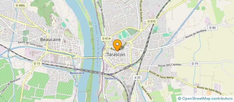 localisation de l'entreprise DIFFUSION DIRECTE DU DELTA  TARASCON