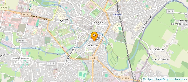 localisation de l'entreprise DIFFUSION DU PNEUMATIQUE à ALENCON