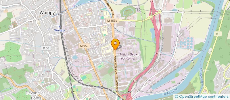 localisation de l'entreprise DIFFUSION ELECTRONIQUE ALSACE-LORRAINE  METZ