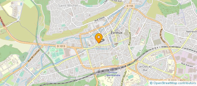 localisation de l'entreprise DIFFUSION ET FORMATION INFORMATIQUE à EVREUX