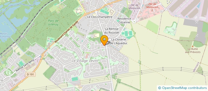localisation de l'entreprise DIFFUSION ET PROMOTION DE L'ACCORDEON à MENNECY