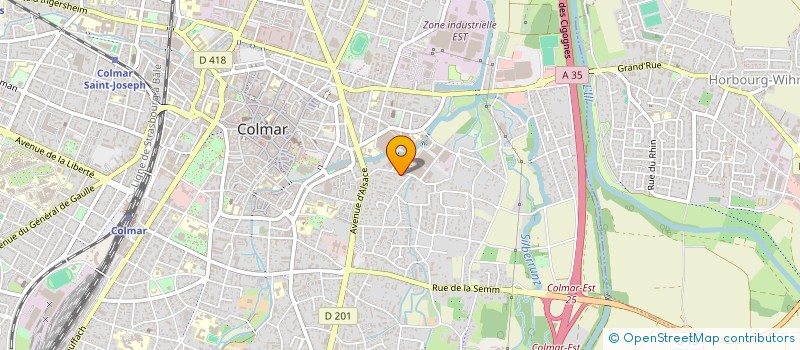 localisation de l'entreprise DIFFUSION ET SERVICES D AVENIR à COLMAR