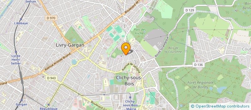 localisation de l'entreprise DIFFUSION EUROPEENNE D'OUTILLAGES  CLICHY-SOUS-BOIS