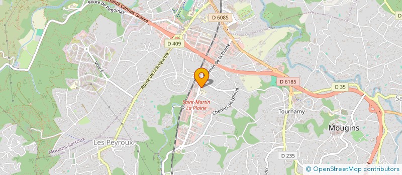 localisation de l'entreprise DIFFUSION EXPANSION ET VENTES DE PRODUITS INDUSTRIELS à MOUGINS