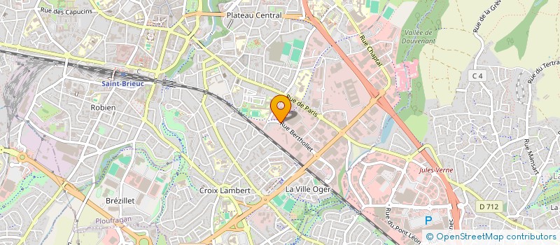 localisation de l'entreprise DIFFUSION FABRICATION VENTES à SAINT-BRIEUC
