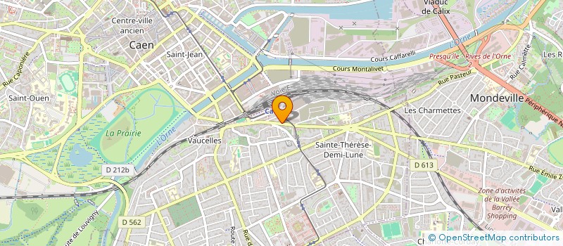 localisation de l'entreprise DIFFUSION HABITAT à CAEN