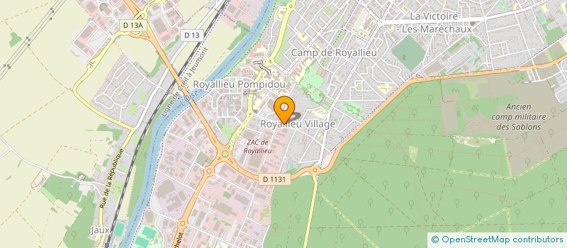 localisation de l'entreprise DIFFUSION INDUST FRIGIFRANCE à COMPIEGNE