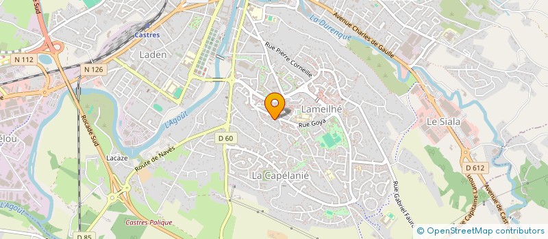 localisation de l'entreprise DIFFUSION INDUSTRIES FRANCAISES à CASTRES