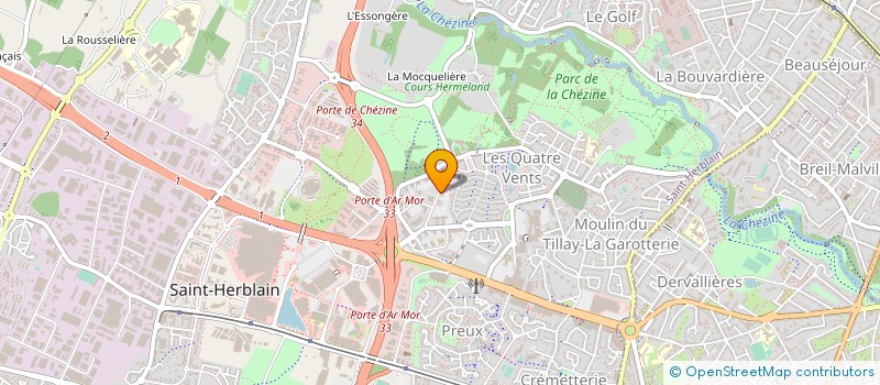 localisation de l'entreprise DIFFUSION INFOFMATIQUE SCE ET MATERIEL à SAINT-HERBLAIN