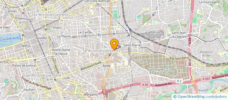 localisation de l'entreprise DIFFUSION INFORMATION PUBLICITE à MARSEILLE
