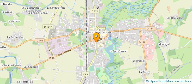 localisation de l'entreprise DIFFUSION INFORMATIQUE NORTAISE à NORT-SUR-ERDRE