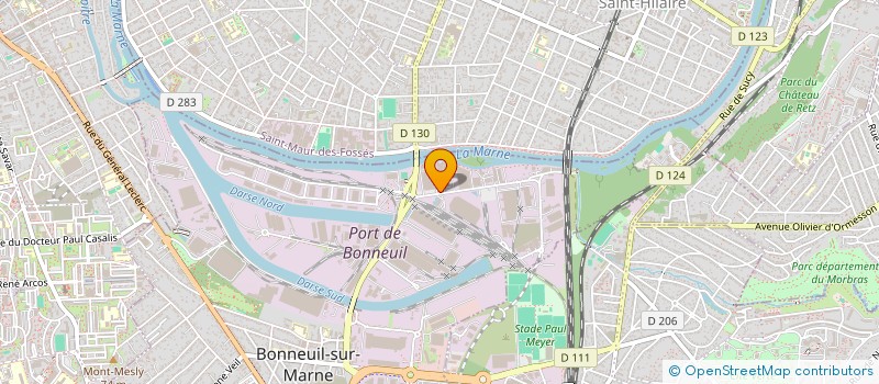 localisation de l'entreprise DIFFUSION LIVRAISON TRANSPORT SERVICES à BONNEUIL-SUR-MARNE