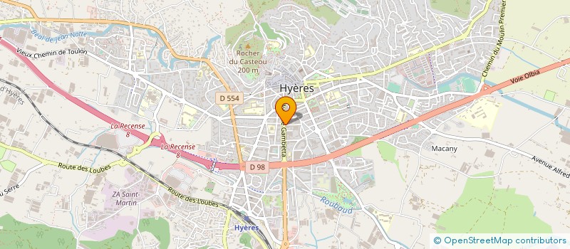 localisation de l'entreprise DIFFUSION LOGISTIQUE ET SERVICES à HYERES