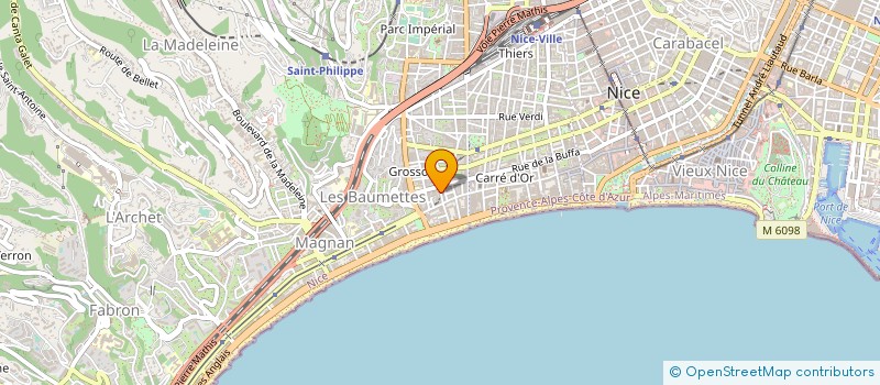 localisation de l'entreprise DIFFUSION MARTIL à NICE
