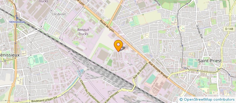localisation de l'entreprise DIFFUSION MATERIEL TECHN. & EQUIPEMENTS  SAINT-PRIEST