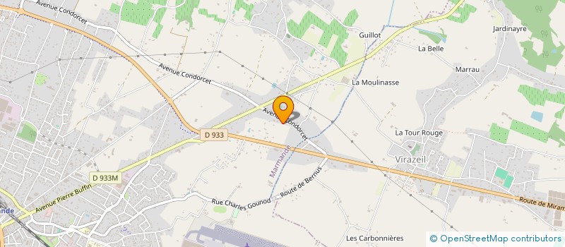 localisation de l'entreprise DIFFUSION MATERIELS ESPACES VERTS à MARMANDE