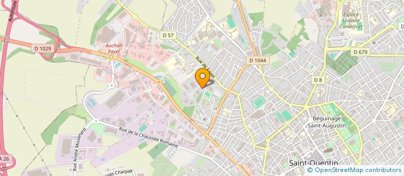 localisation de l'entreprise DIFFUSION MEDICAL à SAINT QUENTIN