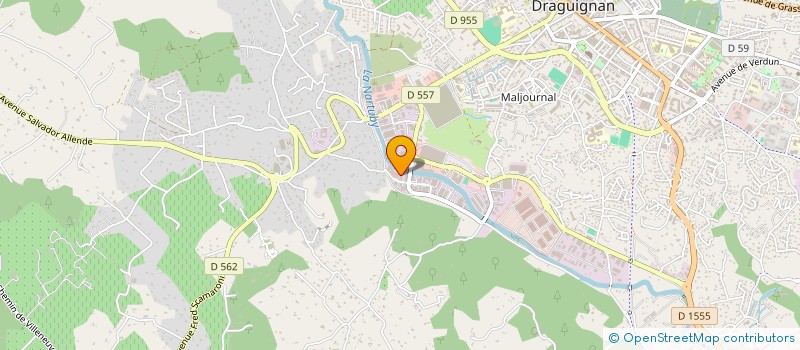 localisation de l'entreprise DIFFUSION MEDITERRANEENNE DE PROPRETE  DRAGUIGNAN