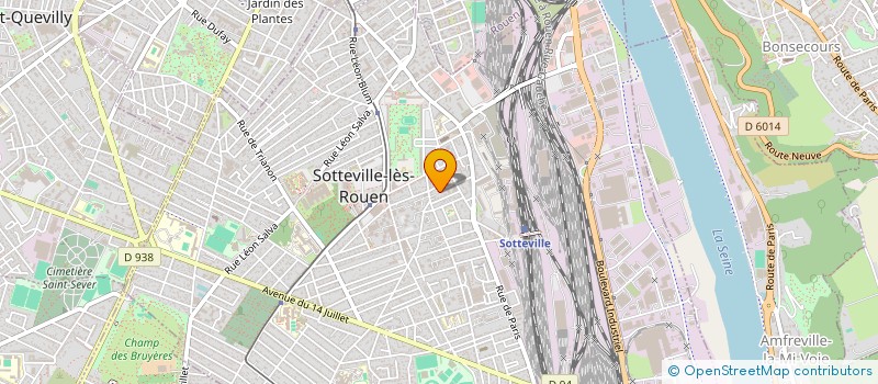 localisation de l'entreprise DIFFUSION MEUBLES CONFORT  SOTTEVILLE-LES-ROUEN