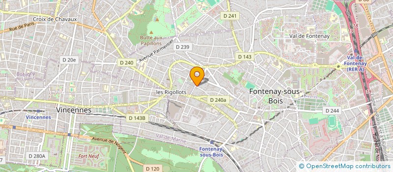 localisation de l'entreprise DIFFUSION MOBILIER INTERNATIONAL à FONTENAY-SOUS-BOIS
