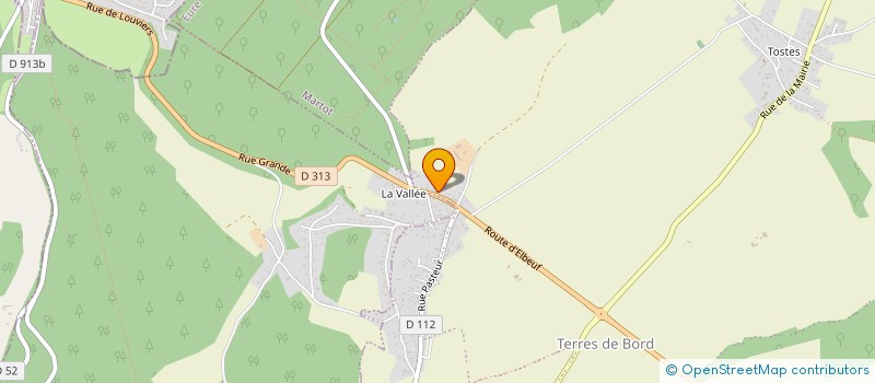 localisation de l'entreprise DIFFUSION N°1 à CRIQUEBEUF-SUR-SEINE