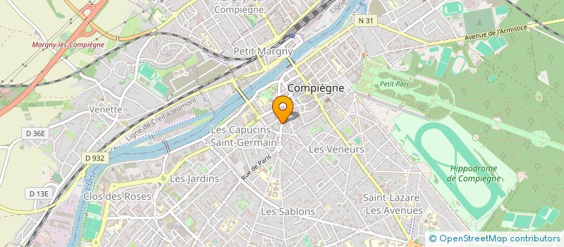 localisation de l'entreprise DIFFUSION NOUVELLE DE MUSIQUE à COMPIEGNE