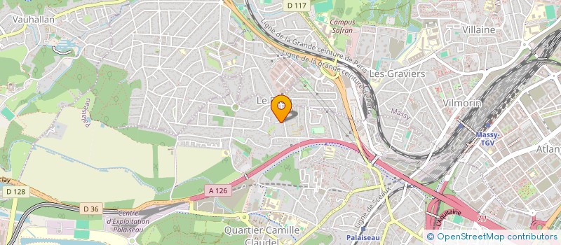 localisation de l'entreprise DIFFUSION PARISIENNE PIECES MOTOS  PALAISEAU