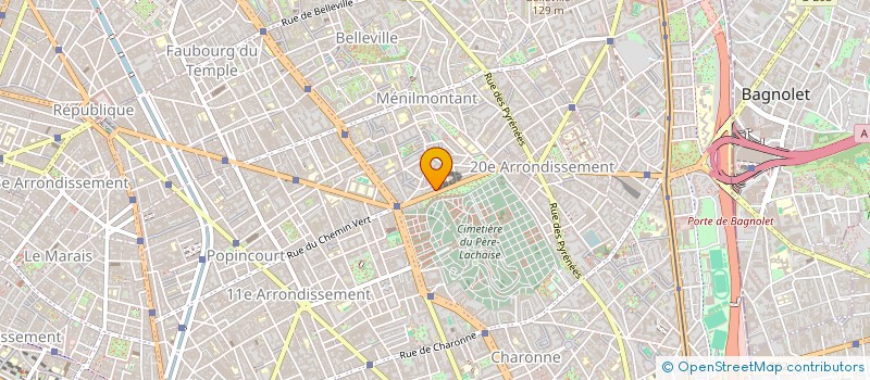 localisation de l'entreprise DIFFUSION PIECES AUTOMOBILES à PARIS