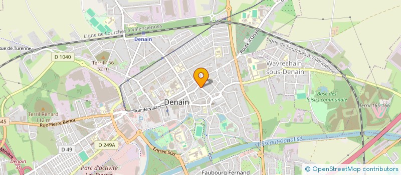 localisation de l'entreprise DIFFUSION PLUS à DENAIN