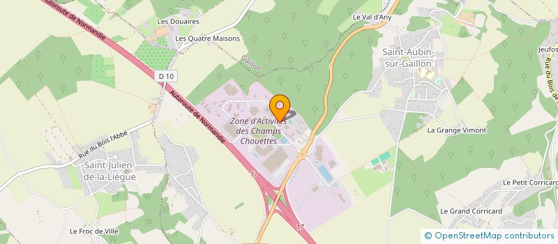 localisation de l'entreprise DIFFUSION PLUS  SAINT-AUBIN-SUR-GAILLON