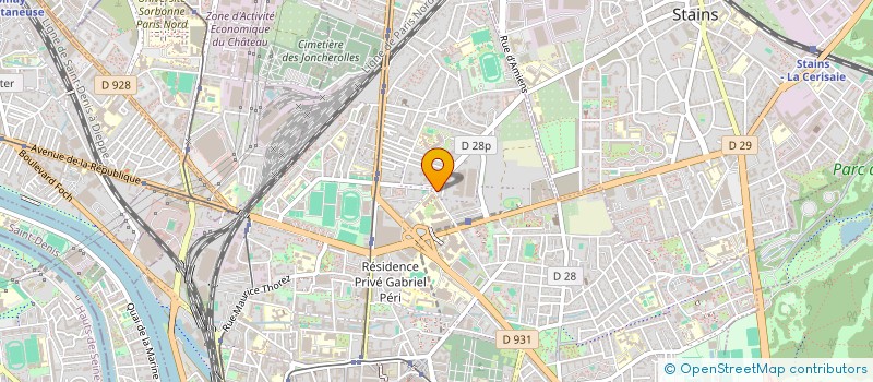 localisation de l'entreprise DIFFUSION PLUS à PIERREFITTE-SUR-SEINE