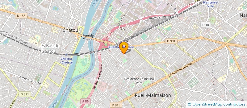 localisation de l'entreprise DIFFUSION PREMIUM à RUEIL-MALMAISON