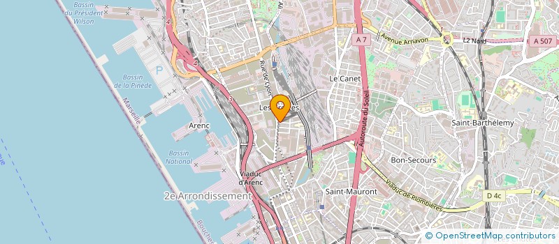 localisation de l'entreprise DIFFUSION PRODUITS IMPRT EXPORT à MARSEILLE