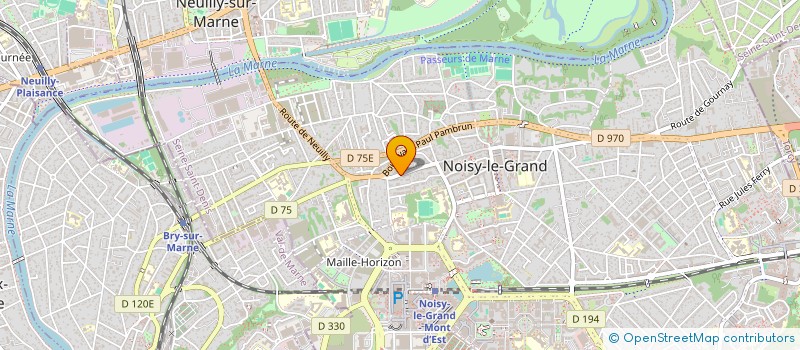localisation de l'entreprise DIFFUSION PRODUITS SYNTHESE à NOISY-LE-GRAND