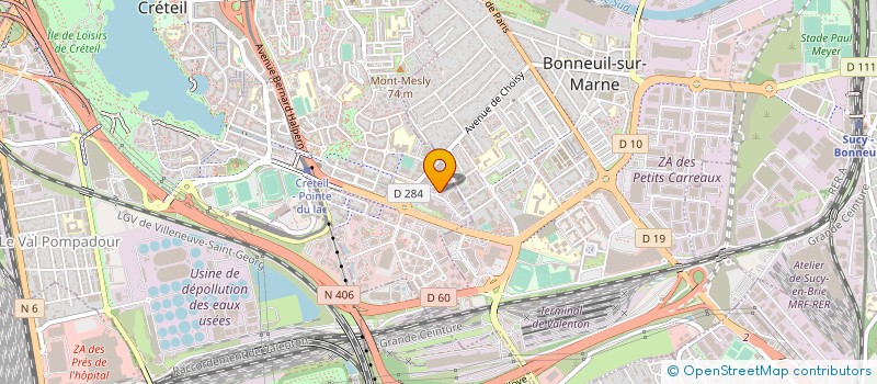 localisation de l'entreprise DIFFUSION RATIONNELLE DE LA LUMIERE à CRETEIL